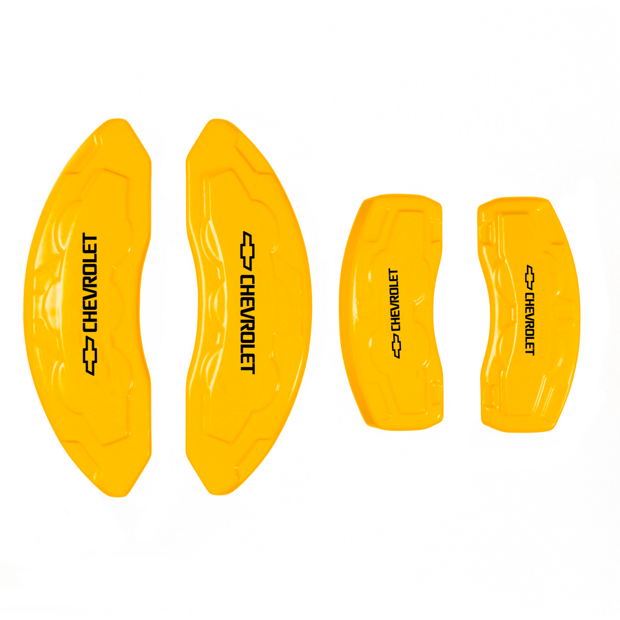 Custom Brake Caliper Covers for Chevrolet in Yellow Color – Set of 4 + Warranty