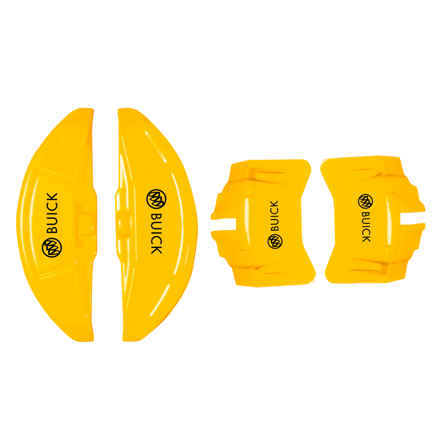 Custom Brake Caliper Covers for Buick in Yellow Color – Set of 4 + Warranty