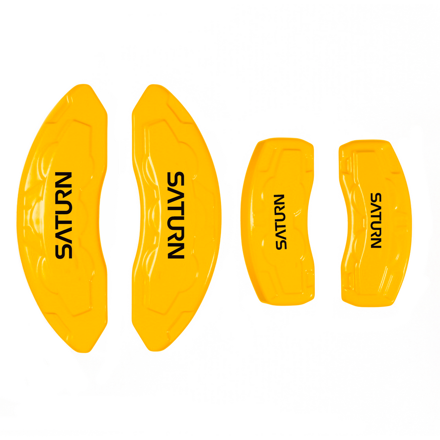Custom Brake Caliper Covers for Saturn in Yellow Color – Set of 4 + Warranty