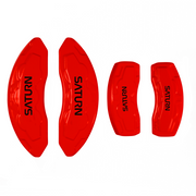 Custom Brake Caliper Covers for Saturn in Red Color – Set of 4 + Warranty