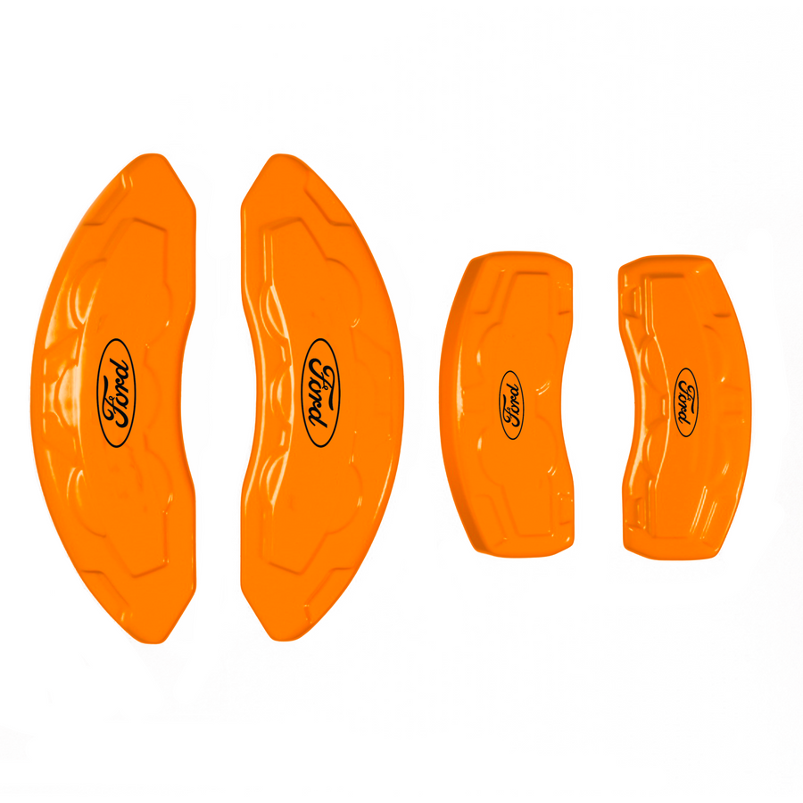 Custom Brake Caliper Covers for Ford in Orange Color – Set of 4 + Warranty