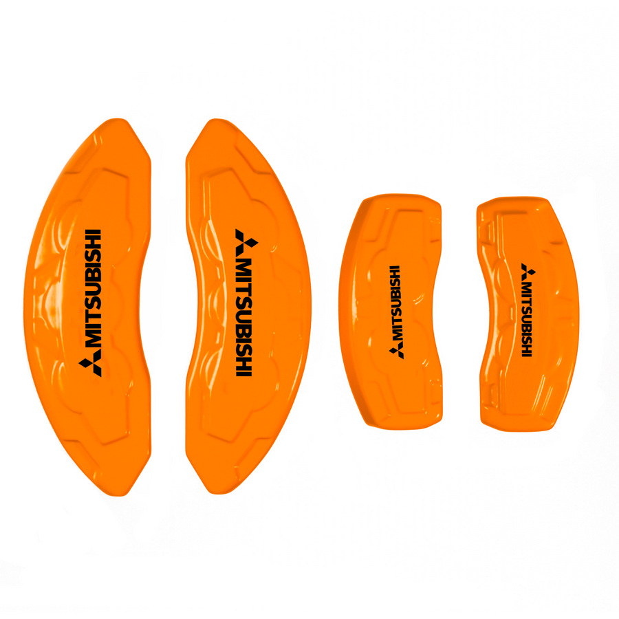 Custom Brake Caliper Covers for Mitsubishi in Orange Color – Set of 4 + Warranty