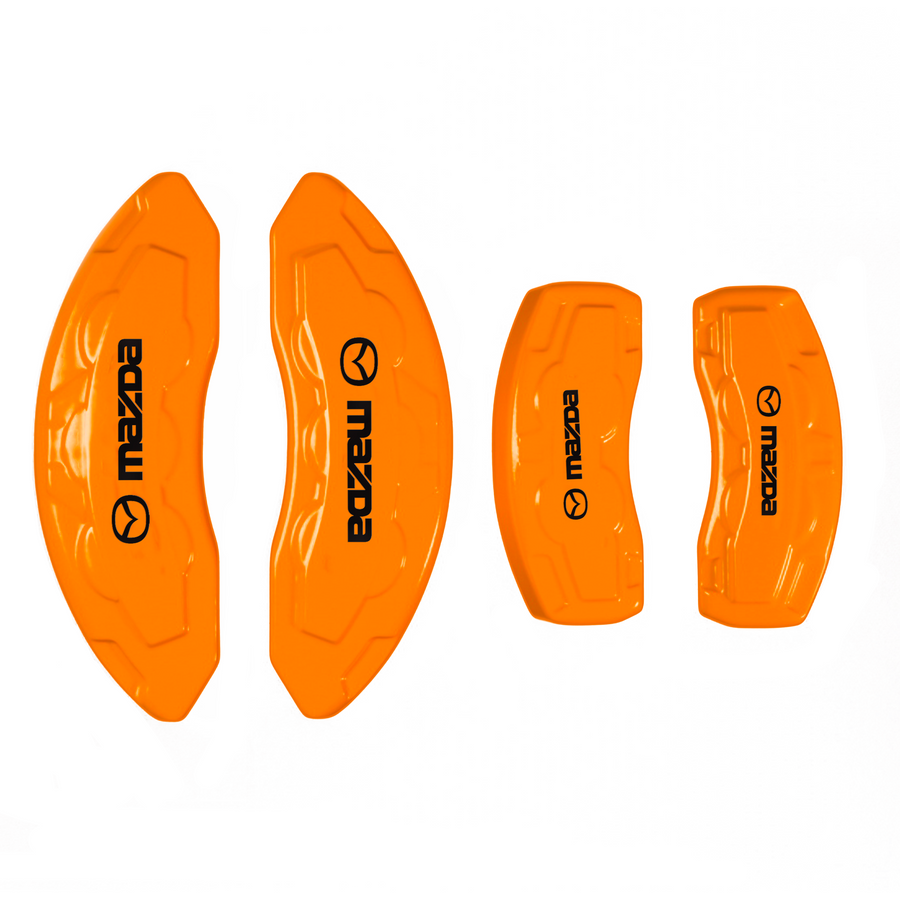 Custom Brake Caliper Covers for Mazda in Orange Color – Set of 4 + Warranty