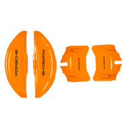 Custom Brake Caliper Covers for Porsche in Orange Color – Set of 4 + Warranty