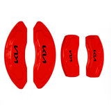 Custom Brake Caliper Covers for Kia in Red Color – Set of 4 + Warranty