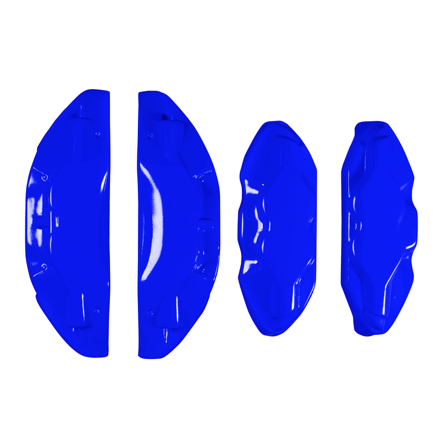 Custom Brake Caliper Covers for Cadillac in Blue Color – Set of 4 + Warranty