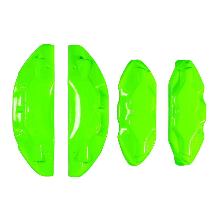 Custom Brake Caliper Covers for Cadillac in Green Color – Set of 4 + Warranty
