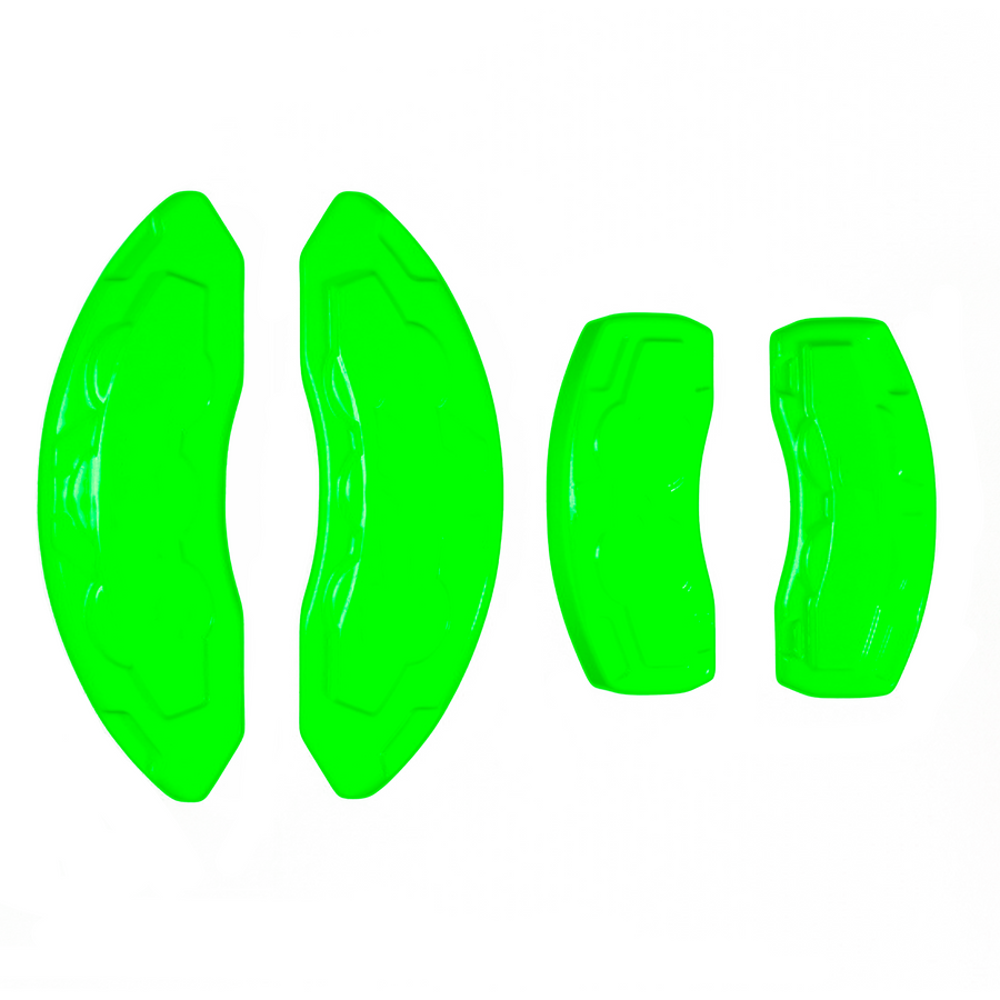 Custom Brake Caliper Covers for Hummer in Green Color – Set of 4 + Warranty