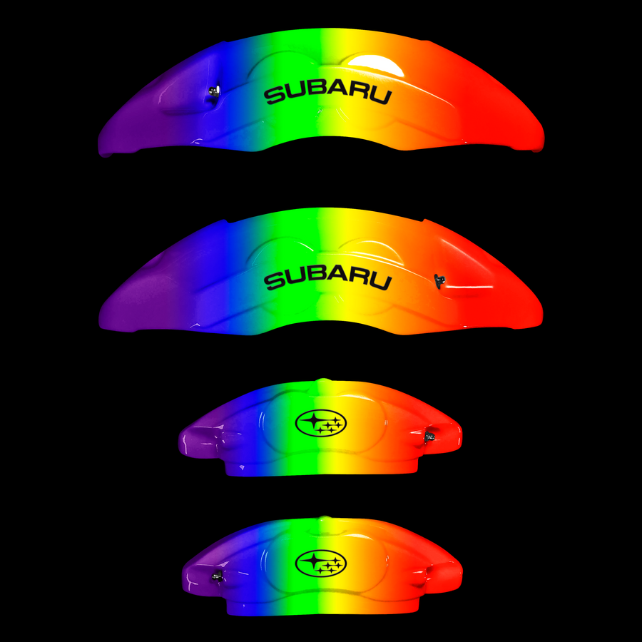 Custom Brake Caliper Covers for Subaru in Custom Color – Set of 4 + Warranty