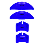 Custom Brake Caliper Covers for GMC in Blue Color – Set of 4 + Warranty