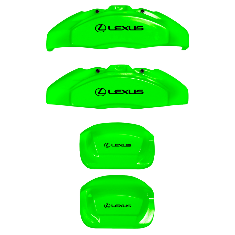 Custom Brake Caliper Covers for Lexus in Green Color – Set of 4 + Warranty