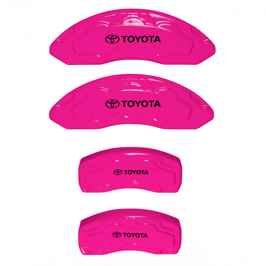 Custom Brake Caliper Covers for Toyota in Fuchsia Color – Set of 4 + Warranty