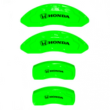 Custom Brake Caliper Covers for Honda in Green Color – Set of 4 + Warranty