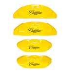 Custom Brake Caliper Covers for Cadillac in Yellow Color – Set of 4 + Warranty