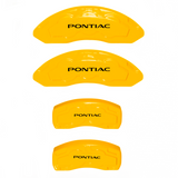 Custom Brake Caliper Covers for Pontiac in Yellow Color – Set of 4 + Warranty