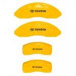 Custom Brake Caliper Covers for Toyota in Yellow Color – Set of 4 + Warranty