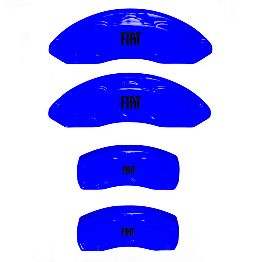 Custom Brake Caliper Covers for Fiat in Blue Color – Set of 4 + Warranty
