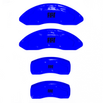 Custom Brake Caliper Covers for Fiat in Blue Color – Set of 4 + Warranty