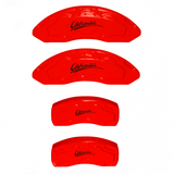 Custom Brake Caliper Covers for Oldsmobile in Red Color – Set of 4 + Warranty