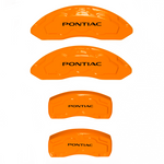 Custom Brake Caliper Covers for Pontiac in Orange Color – Set of 4 + Warranty