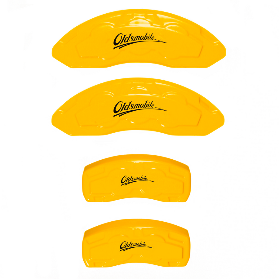 Custom Brake Caliper Covers for Oldsmobile in Yellow Color – Set of 4 + Warranty