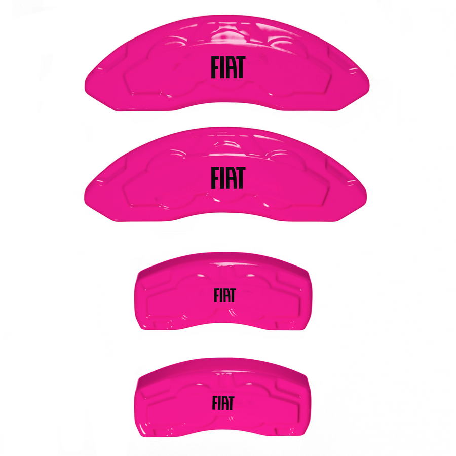 Custom Brake Caliper Covers for Fiat in Fuchsia Color – Set of 4 + Warranty