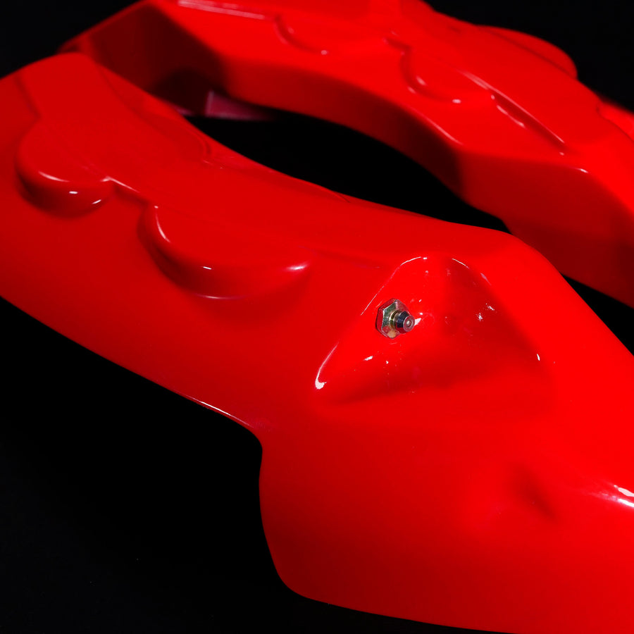 Custom Brake Caliper Covers for BMW in Red Color – Set of 4 + Warranty
