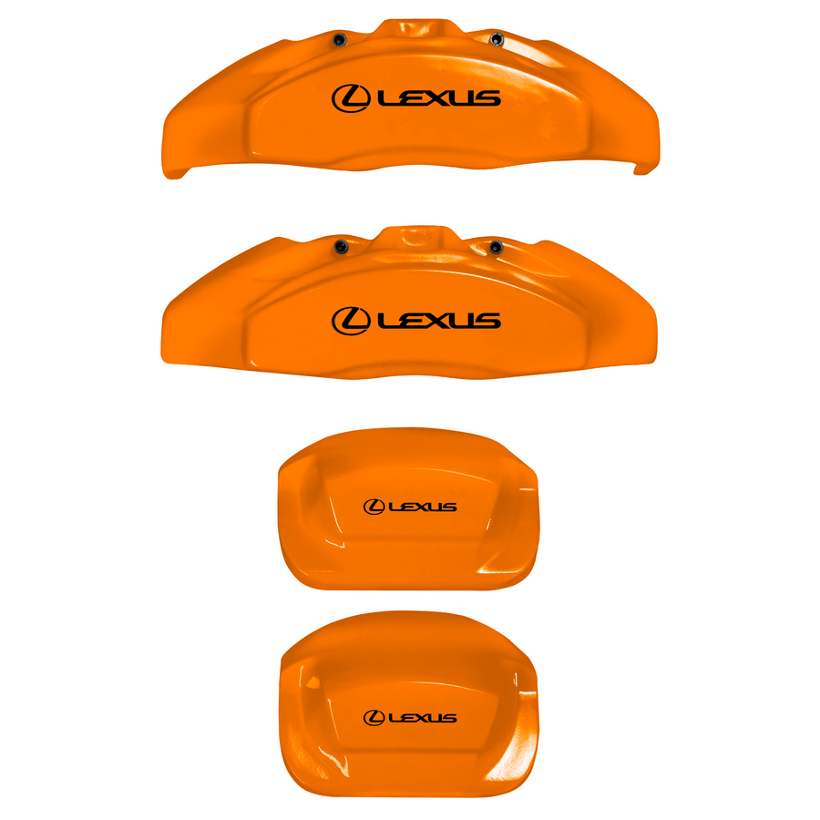 Custom Brake Caliper Covers for Lexus in Orange Color – Set of 4 + Warranty