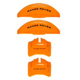 Custom Brake Caliper Covers for Land Rover in Orange Color – Set of 4 + Warranty