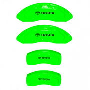 Custom Brake Caliper Covers for Toyota in Green Color – Set of 4 + Warranty