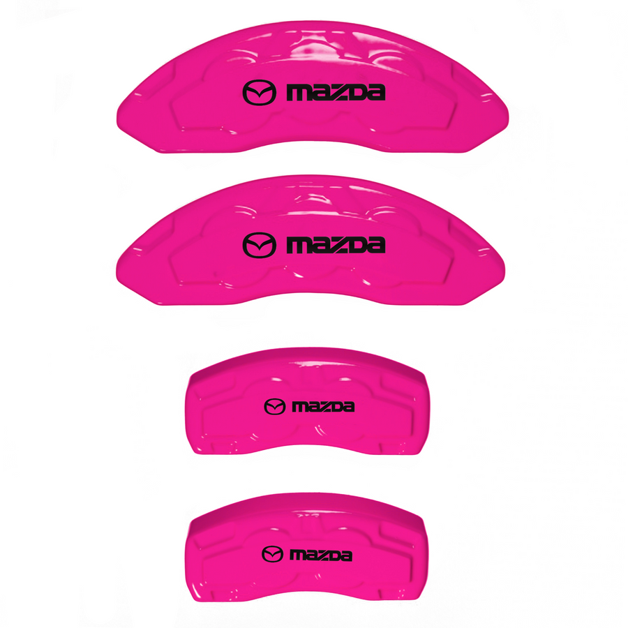 Custom Brake Caliper Covers for Mazda in Fuchsia Color – Set of 4 + Warranty