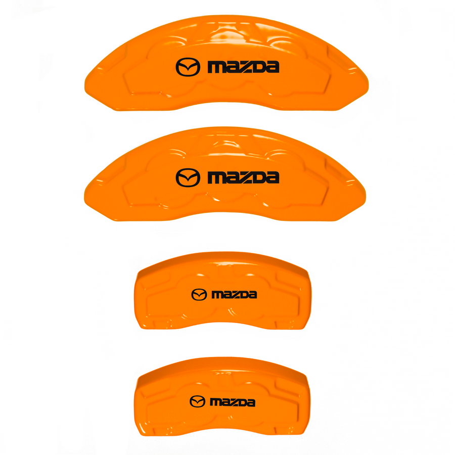 Custom Brake Caliper Covers for Mazda in Orange Color – Set of 4 + Warranty