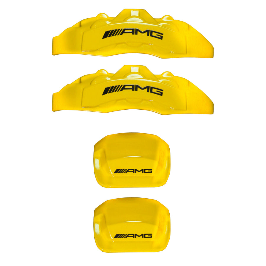 Brake Caliper Covers for Mercedes-Benz G63 2018-2024 – AMG Style in Yellow Color – Set of 4 + Warranty