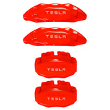 Brake Caliper Covers for Tesla Model X 2021-2023 in Red Color – Set of 4 + Warranty