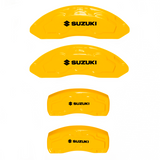 Custom Brake Caliper Covers for Suzuki in Yellow Color – Set of 4 + Warranty