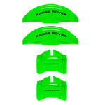 Custom Brake Caliper Covers for Land Rover in Green Color – Set of 4 + Warranty