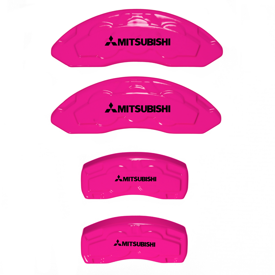 Custom Brake Caliper Covers for Mitsubishi in Fuchsia Color – Set of 4 + Warranty