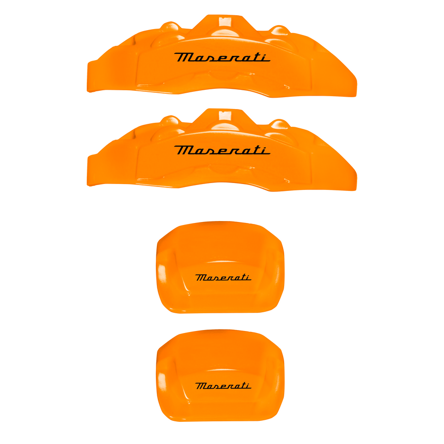 Custom Brake Caliper Covers for Maserati in Orange Color – Set of 4 + Warranty
