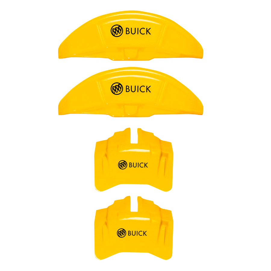 Custom Brake Caliper Covers for Buick in Yellow Color – Set of 4 + Warranty