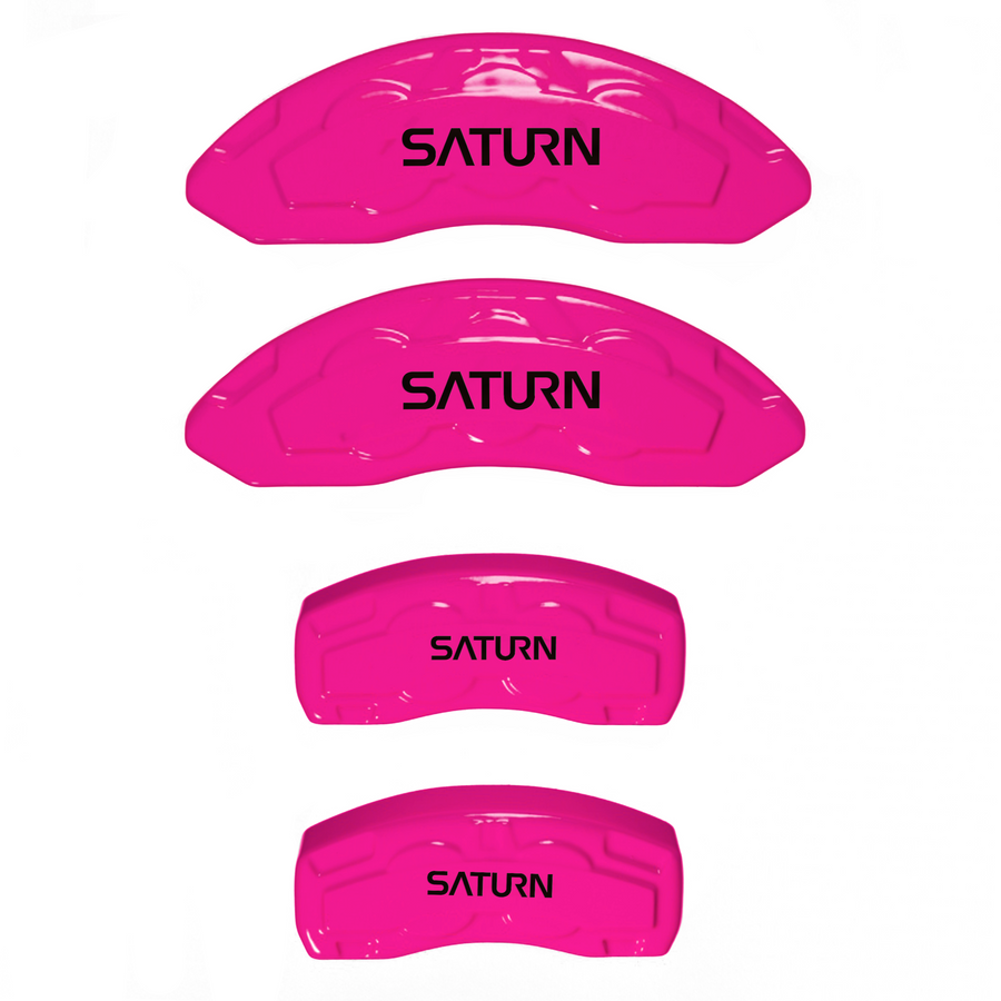 Custom Brake Caliper Covers for Saturn in Fuchsia Color – Set of 4 + Warranty