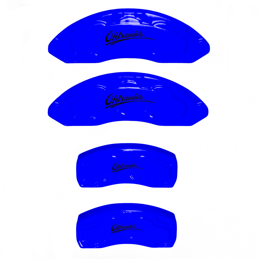 Custom Brake Caliper Covers for Oldsmobile in Blue Color – Set of 4 + Warranty