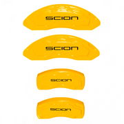 Custom Brake Caliper Covers for Scion in Yellow Color – Set of 4 + Warranty