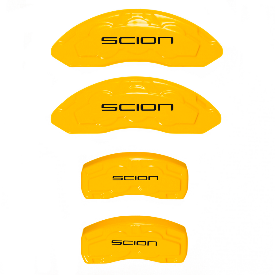 Custom Brake Caliper Covers for Scion in Yellow Color – Set of 4 + Warranty