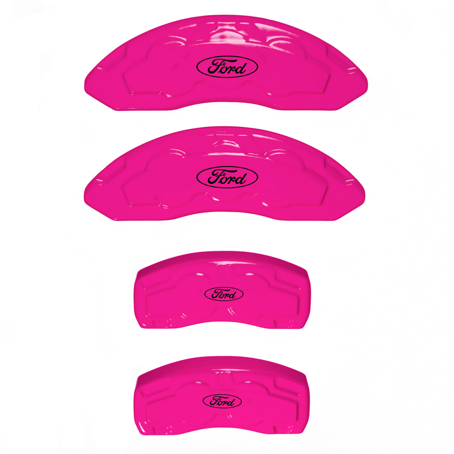 Custom Brake Caliper Covers for Ford in Fuchsia Color – Set of 4 + Warranty