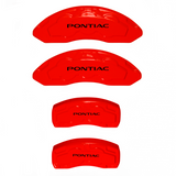 Custom Brake Caliper Covers for Pontiac in Red Color – Set of 4 + Warranty