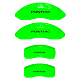 Custom Brake Caliper Covers for Pontiac in Green Color – Set of 4 + Warranty