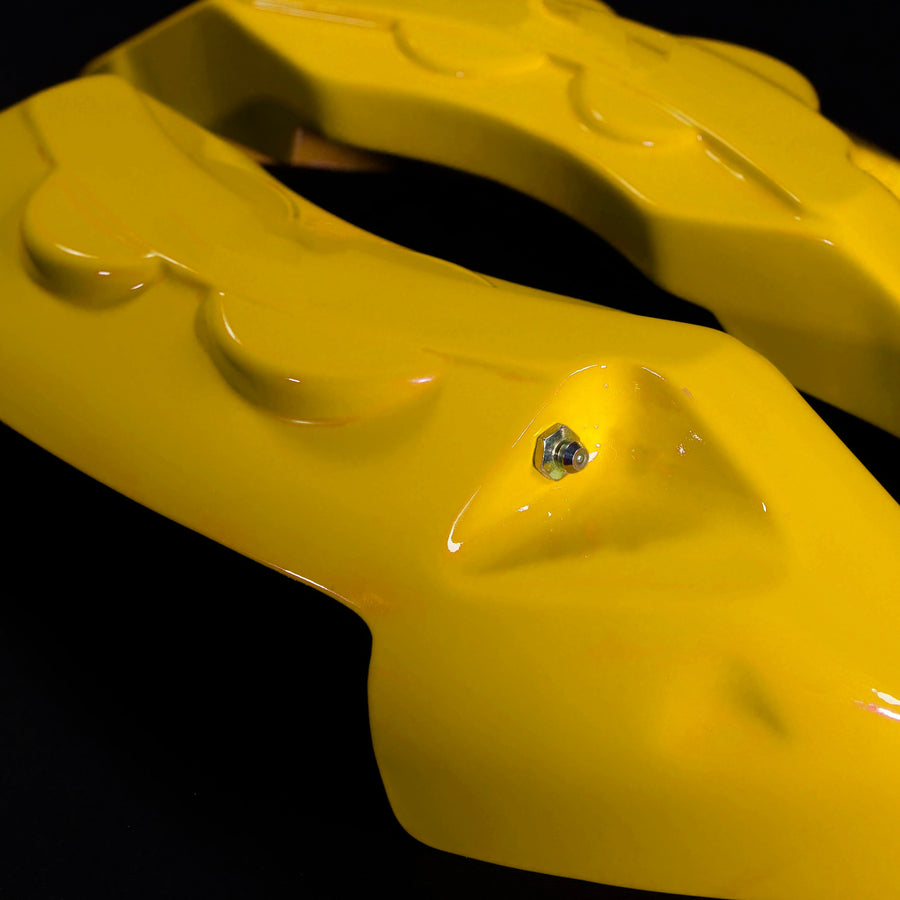 Custom Brake Caliper Covers for BMW – M Style in Yellow Color – Set of 4 + Warranty