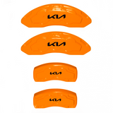 Custom Brake Caliper Covers for Kia in Orange Color – Set of 4 + Warranty