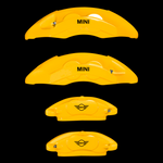 Custom Brake Caliper Covers for Mini in Yellow Color – Set of 4 + Warranty