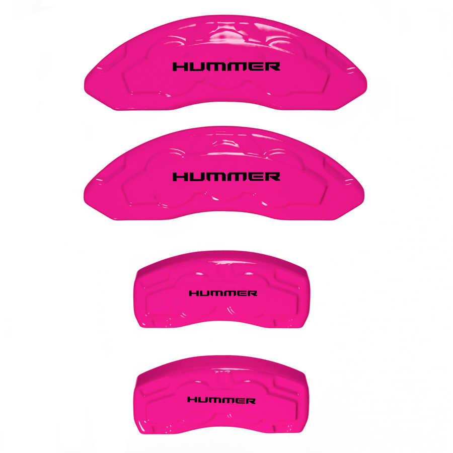 Custom Brake Caliper Covers for Hummer in Fuchsia Color – Set of 4 + Warranty